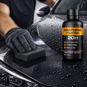 GRAPHONEX กราฟีนโค้ทติ้ง 20H  น้ำยาเคลือบกันน้ำระดับมืออาชีพ เช็ดทำความสะอาดง่าย (70 มล.) ฟังก์ชั่นซ่อมแซมตัวเองได้ - Product Image 4