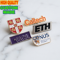 Broches personnalisées, badge universitaire Ivy League, broche dorée, souvenir de diplôme personnalisé pour les anciens étudiants, livraison gratuite