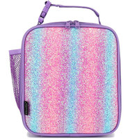Sac à lunch isotherme pour enfants-Mini glacière douce pour la rentrée Kit de repas thermique pour filles parfait pour l'école et la randonnée