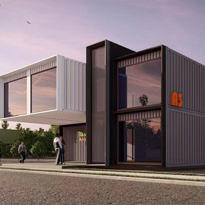 Maison modulaire pliable en conteneur, panneau sandwich préfabriqué, design moderne, maison extérieure prête à l'emploi pour villas avec installation rapide - Product Image 5