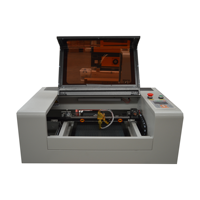 Machine de gravure laser CO2 micro 3020 300*200mm 40W 50W pour la fabrication de tampons en caoutchouc et la gravure 3D de photos sur cristal pour matériaux en bois - Agent d'usine