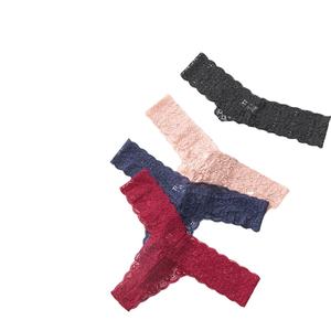 Lingerie transparente Bikini dames sous-vêtements femmes culottes <span class=keywords><strong>Tanga</strong></span> Sexy string Style japonais G String dentelle t-back culotte transparente - Product Image 2