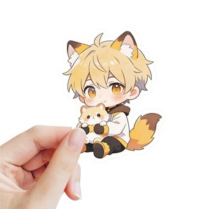 สติกเกอร์การ์ตูนแบบกำหนดเอง รูปทรงไม่สม่ำเสมอ PVC กันน้ำ ตัดเต็มรูปแบบ DIY สำหรับกระเป๋าเดินทาง สมุดบันทึก พิมพ์ฉลากตามสั่ง - Product Image 5