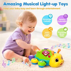 Juguete Musical de Plástico Bilingüe Español-Inglés EPT para Bebés, con Luz y Sonido, para el Desarrollo Infantil y el Tummy Time - Product Image 5