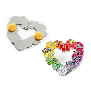 Broche de revers en métal coloré pour femmes - Product Image 3
