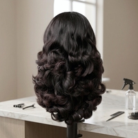 Perruque de cheveux humains naturels vietnamiens sans colle 13x6 HD Lace Front Body Wave Noir Naturel pour Femmes