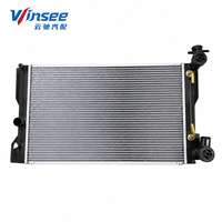 Radiateur de refroidissement en aluminium Winsee compatible avec Toyota Corolla Matrix 2009-2010, montage direct, 16410-0T042 TO3010345, refroidisseur d'huile