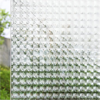 Film de fenêtre statique premium sans colle, motif arc-en-ciel laser 3D, autocollant décoratif pour fenêtre de maison