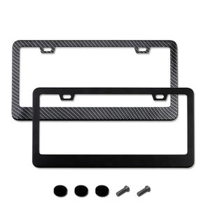 Vente flash : Cadre de <span class=keywords><strong>plaque</strong></span> d'<span class=keywords><strong>immatriculation</strong></span> américaine, acier inoxydable 304 avec finition carbone/noir/argent, directement de l'usine, personnalisation du logo disponible - Product Image 5