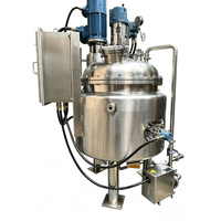 Cuve de mélange en acier inoxydable 300L avec double agitateur, cuve de stockage, machine d'émulsification, homogénéisateur, cuve de agitation