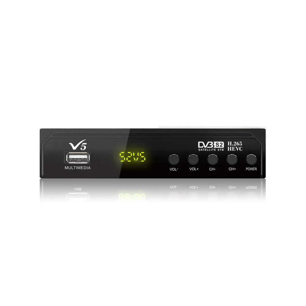 सबसे सस्ता H.265 पूर्ण HD उपग्रह डिश टीवी रिसीवर समर्थन cccam newcam यूट्यूब वाईफ़ाई Decodificator DVB S2 उपग्रह टीवी रिसीवर