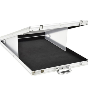 Bạc nhôm Acrylic rõ ràng hàng đầu hiển thị giá xách tay Nhà cung cấp thương mại hiển thị trường hợp cho TCG thẻ với khóa tính năng - Product Image 3