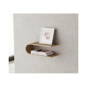 Porte-papier toilette mural en bois pour plusieurs rouleaux, étagère de rechange pour rouleaux de TP, étagère murale flottante en noyer - Product Image 1