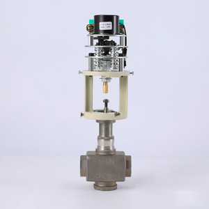 Vanne bidirectionnelle électrique en acier inoxydable DN20 DN25 DN32 DN40 DN50, vanne de régulation d'équilibrage - Product Image 1