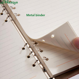 Planificador de <span class=keywords><strong>Agenda</strong></span> de cuero A5 personalizado con encuadernación en espiral Juego de reuniones de negocios calientes Estilo impreso de regalo para Bloc de notas - Product Image 3