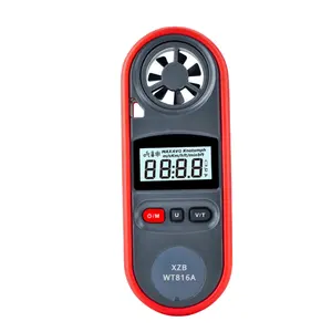 New Product Digital Anemometer Air Flow Meter For Wind Speed Fast Induction Data Recorder Handheld Thermometer Anemometer