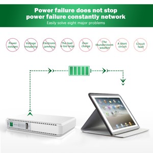 POE 미니 DC <span class=keywords><strong>UPS</strong></span> 10000mAh 5V 9V 12V 미니 DC <span class=keywords><strong>UPS</strong></span> 와이파이 라우터 업 라우터 와이파이 - Product Image 3