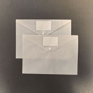 Pochettes en plastique couleur pastel pour documents A4 avec bouton-pression, classeurs format lettre - Product Image 2