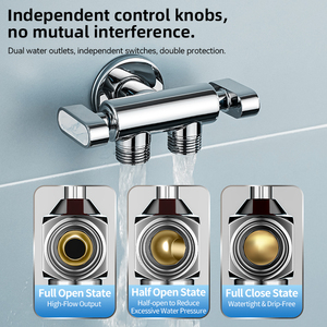 Bidet WC en laiton chromé de haute qualité avec caméra cachée, design moderne, installation murale, usage hôtelier - Product Image 4