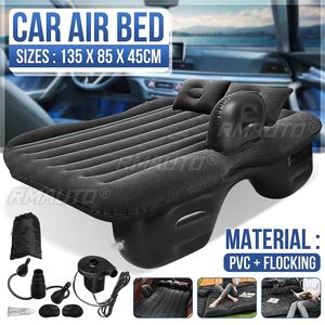 <b>Car</b> Air Inflation Travel Bed Back Seat Multi Functional Sofa Automatic <b>Inflatable</b> Air Mattres Pillow Outdoor Camping Mat Cushion - Product Image 1
