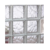 Structure solide modèle plat bloc de verre entretoise serre solaire cuisine extérieure bâtiment Durable séparateur briques de verre