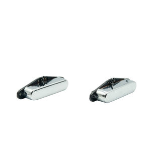 NAOMI Single Core Bridge Pickup Imán Placa de fibra Bobbin Rod Chrome para bajos - Product Image 2