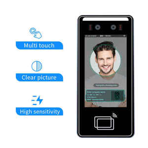 Hot Sales Biometric Face Recognition Access Control Machine 8 Inch Touch Screen Fingerprint RFID <b>Card</b> Night Vision Reset - Product Image 4