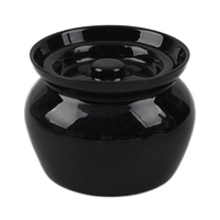 Pot de stockage d'aliments en céramique micro-ondable écologique couvercle de marmite à ragoût récipient de cuisine compatible avec le camping et le jardinage