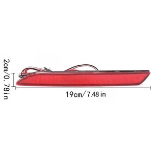 ไฟสะท้อนแสงกันชนหลังแบบ LED สำหรับ Honda Fit <span class=keywords><strong>Jazz</strong></span> 2010-2013 Odyssey 2015-2023 Insight Hybrid 10-12  ไฟตัดหมอกแบบดัดแปลง - Product Image 3