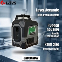 Mini niveau laser électronique portable à 5 lignes pour carrelage, plafond, menuiserie et travaux de construction intérieure
