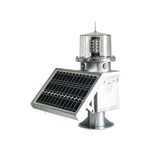 Luz de Obstrucción Aérea Solar LED, Impermeable IP65, con 20 Días de Autonomía, Baliza de Obstrucción para Estructuras de Gran Altura - Product Image 1