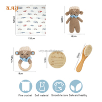 Nouveautés : Coffret Cadeau d'Emmaillotage pour Nouveau-né, Couverture Douillette en Mousseline de Bambou et Coton pour Bébé