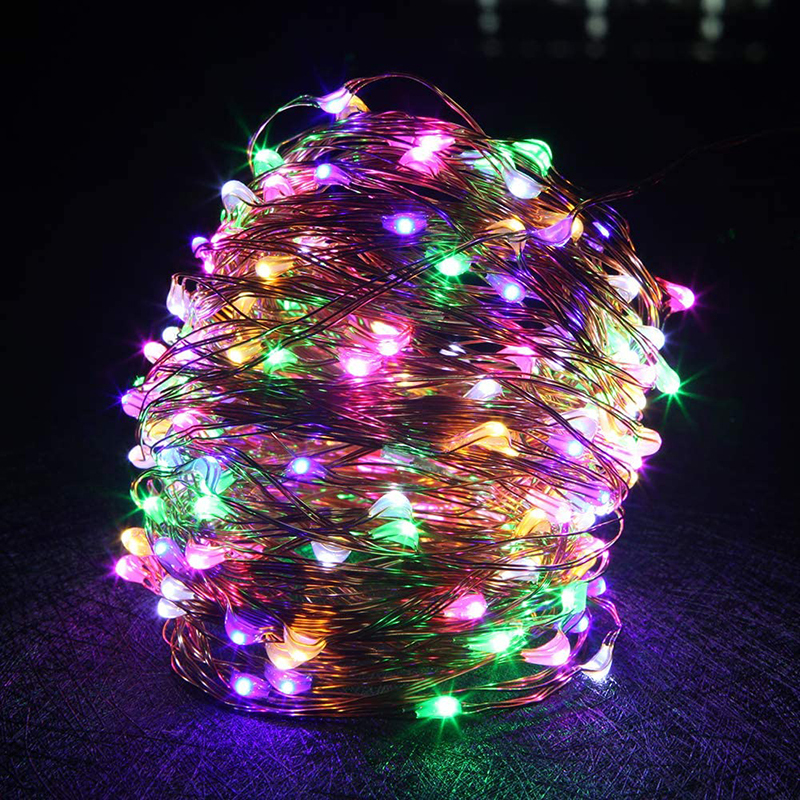 Copper Wire Waterproof Light Led String Lights 100 LEDs 10m Decorative USB Powered Starry Fairy String Lights for Holiday