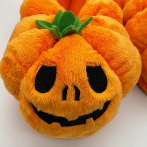 Pantuflas de muñeca de peluche de calabaza de <span class=keywords><strong>edición</strong></span> <span class=keywords><strong>limitada</strong></span> para Halloween, serie transfronteriza - Pantuflas de casa de peluche de calabaza súper lindas y divertidas - Product Image 2
