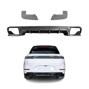 Protector de Parachoques Trasero de Fibra de Carbono Tecat para Cayenne, Modificación y Mejora de Automóviles 2018-2023 - Product Image 1
