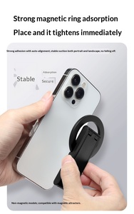 Support de téléphone magnétique de poche avec trépied <span class=keywords><strong>photo</strong></span> et fonction de diffusion en direct, support de bureau et perche à selfie portable – Fournisseur - Product Image 4