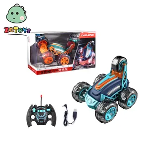 Zhiqu Toys 5-wheel stunt dump car wireless remote control dazzling technology 360 degrees rotary