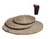 Best Price Handmade Eco-Friendly Handwoven Natural Wicker Sabai Grass Coaster <b>Mat</b> Set of 2 - Product Image 6