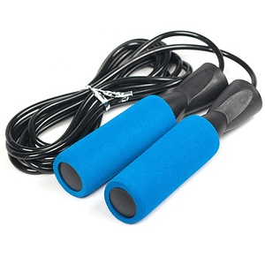 โปรโมชั่นปรับPVCโลโก้ที่กำหนดเองFitnessการออกกำลังกายสีสีส้มทนทานผู้หญิงProfessionalข้ามกระโดดเชือกสำหรับผู้เริ่มต้น