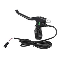 Motor eléctrico sin escobillas para bicicleta eléctrica, Kit de controlador de 36V/48V y 1500W con acelerador de ajuste de velocidad de freno
