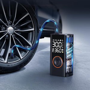 Bomba de aire inalámbrica portátil para coche, inflador eléctrico inteligente de presión de aire de 150psi para neumáticos de coche y bicicleta todoterreno - Product Image 1