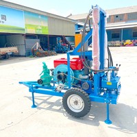Foreuse de puits d'eau 200m, longue durée de vie, machine de forage d'eau, forage de puits profonds, livraison rapide directe usine