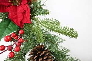 Vente chaude Pvc Vert Guirlande De Noël Décoration De Fête À La Maison Pe Guirlande Artificielle - Product Image 2