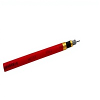 Cable de Alimentación Blindado con Hilo Metálico Rojo, Resistente a la Presión y la Corrosión, Cable Enterrado para Construcción Municipal