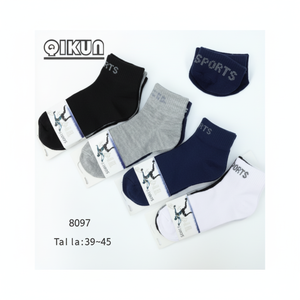 ODM da uomo calzini sportivi sportivi da uomo in poliestere bianco 10 stili per scatola stampa digitale con Logo termico in basso per regali - Product Image 1