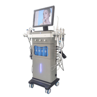 Machine à bulles d'oxygène pour l'élimination des points noirs, microdermabrasion au diamant, machine faciale à oxygène, rajeunissement de la peau, jet d'oxygène pour soin du visage