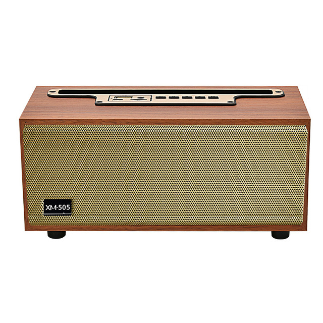 Retro Portable Speaker Super Sound Best Wooden Blue Tooth Speaker Phone Holder Wireless Speakers for TV With FM
