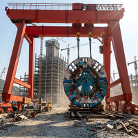 Portal Crane Tipe DMG Wanlong untuk Pekerjaan Terowongan, Motor PLC, Kapasitas 360T, Tinggi Angkat 52M, Asal Shandong