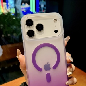 เคส iPhone 16 รุ่น 17pro Max ลาย IMD ผิวด้านไล่เฉดสีสวยหรู แบบเปิดแม่เหล็ก ดีไซน์ไฮบริด IMD - Product Image 5