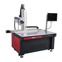 Machine de marquage laser à fibre 3D pour métaux, gravure cylindrique à axe rotatif, laiton, argent, gravure profonde grand format